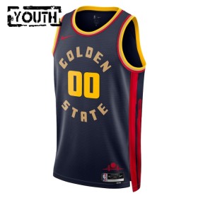 NBA Børn Trøje Golden State Warriors Custom 2024-25 Nike City Edition Navy Swingman